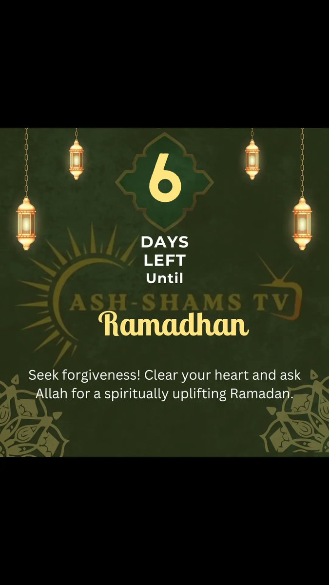 Ash_ShamsTV's tweet image. Are you spiritually prepared? Start setting our goals and making du'a for a meaningful Ramadan! Share this and tag someone you're excited to experience this journey with!
#Ramadan2025 #RamadanCountdown  #FastingMonth #islamicreminder #MuslimCommunity #ashshamstv
#الهلال_الاتحاد
