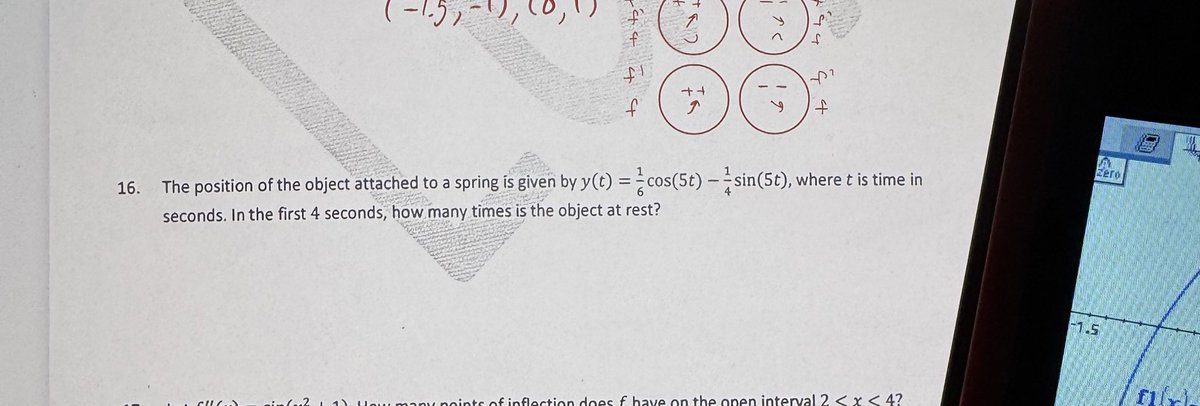Yk you’re cooked when calc starts looking like physics