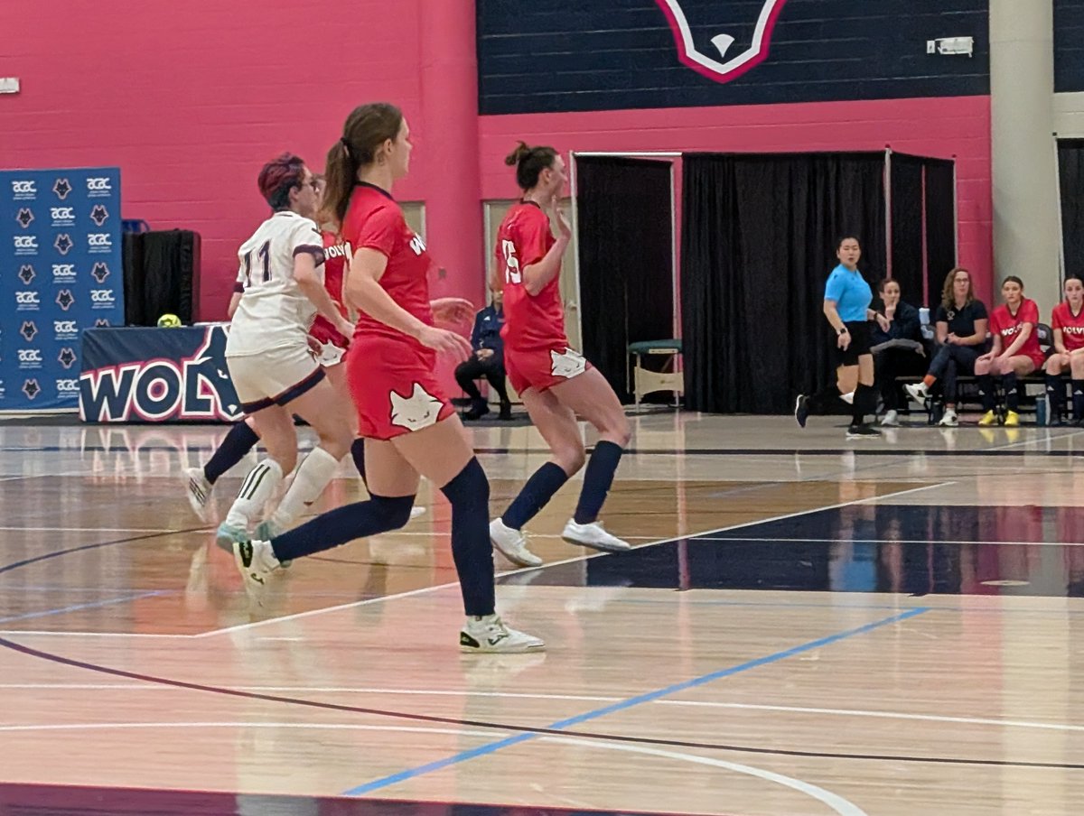 A highlight of the weekend was taking in a NWP ACAC Futsal game, the ladies took home a 2-0 victory against Portage College!