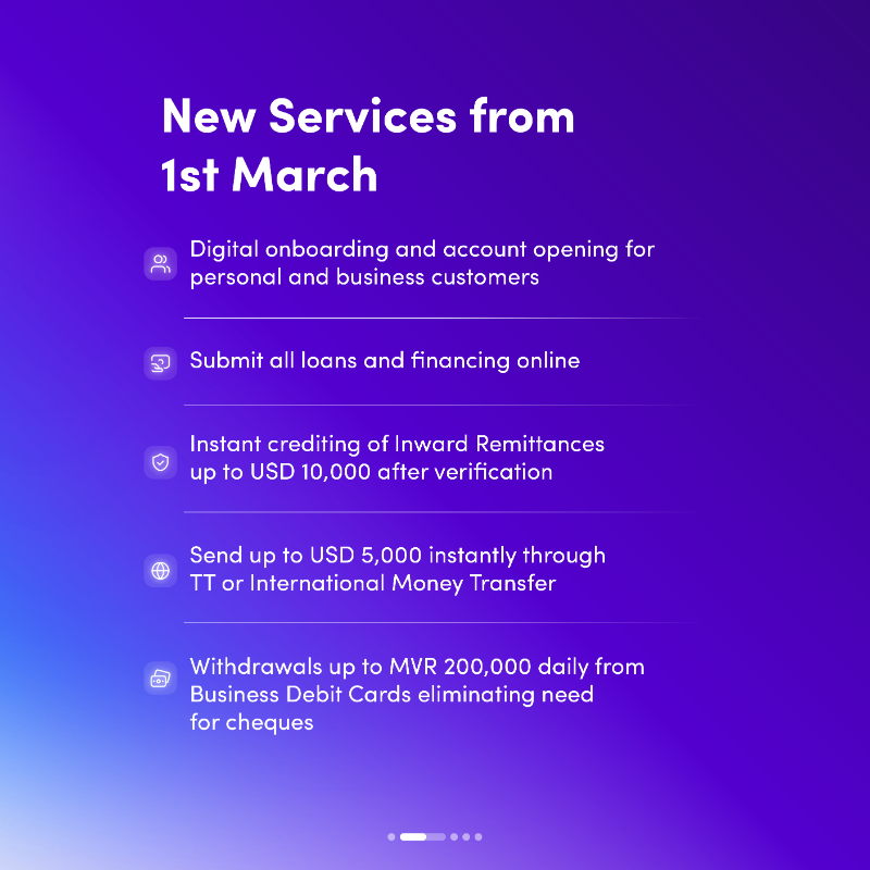 bankofmaldives's tweet photo. Bank from anywhere, anytime, without needing to visit a branch!