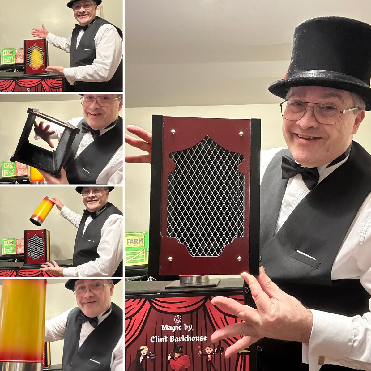 StoryCharmRec's tweet photo. This is a spectacular production box called, 
“The Square Circle” we usually have as our grand finale in our Parlour Style Magic Show!

Produces more item's, not just that one silk!
Inquire today!

https://t.co/pwIYyotXv7 

#birthday #magic #magician #magicshow #fun #events https://t.co/m1Re3LeNZk