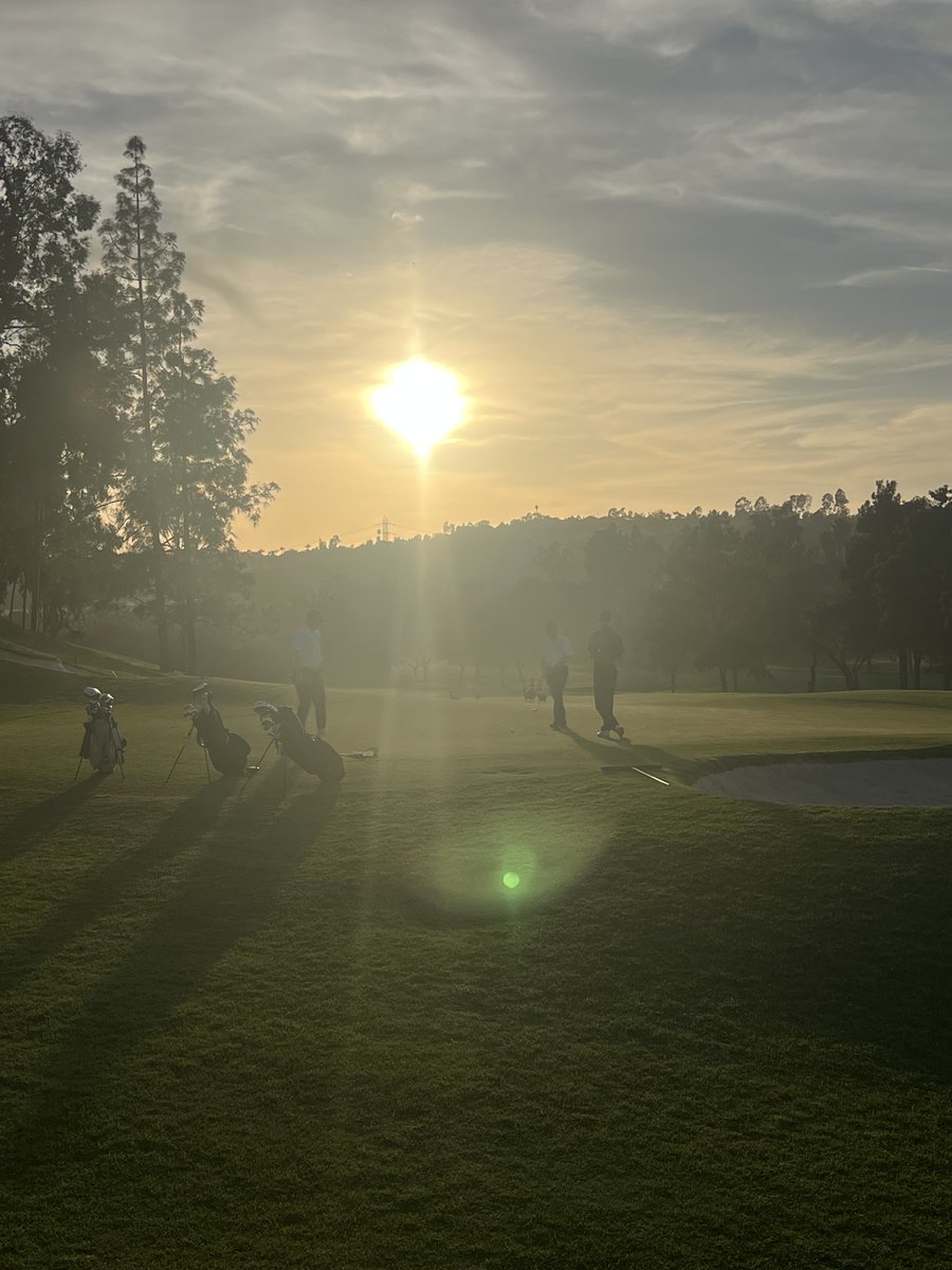 Geese like golf too.