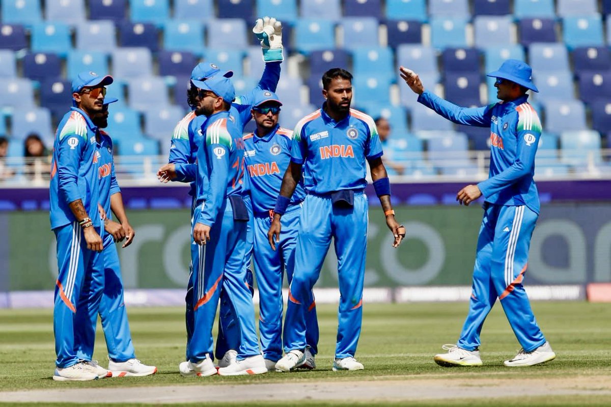 An electrifying performance!!

Well played Team India. 

You have made everyone proud by living up to the expectations of millions of cricket fans around the world.

All my best wishes for your future matches.
#ChampionsTrophy