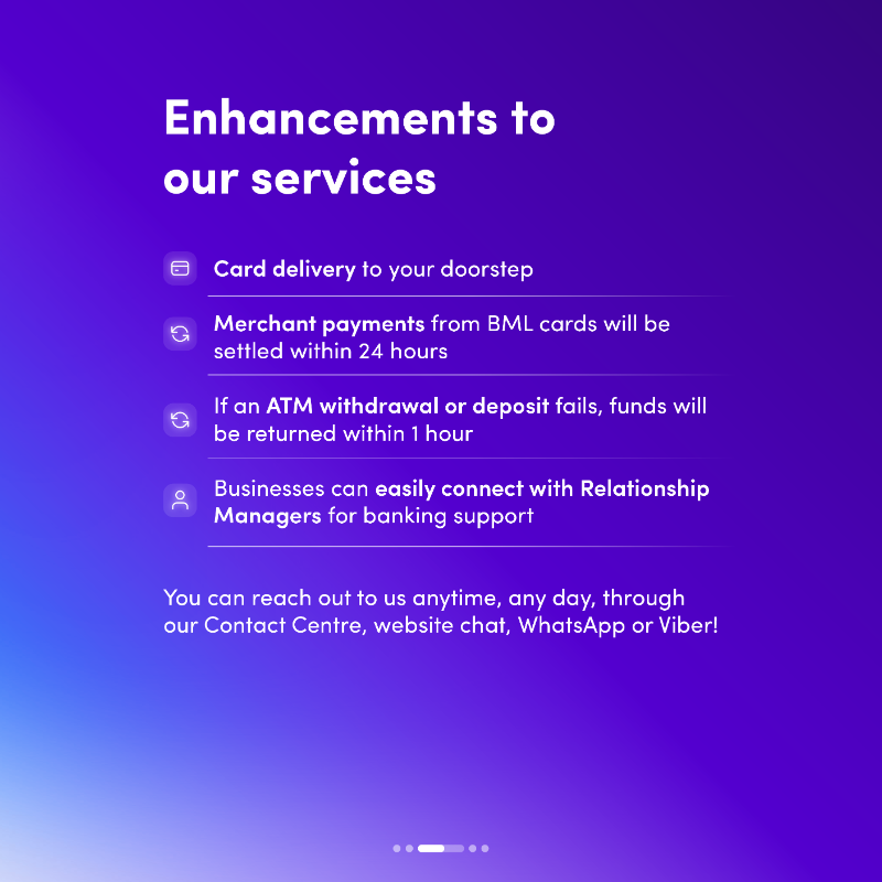 bankofmaldives's tweet photo. Bank from anywhere, anytime, without needing to visit a branch!