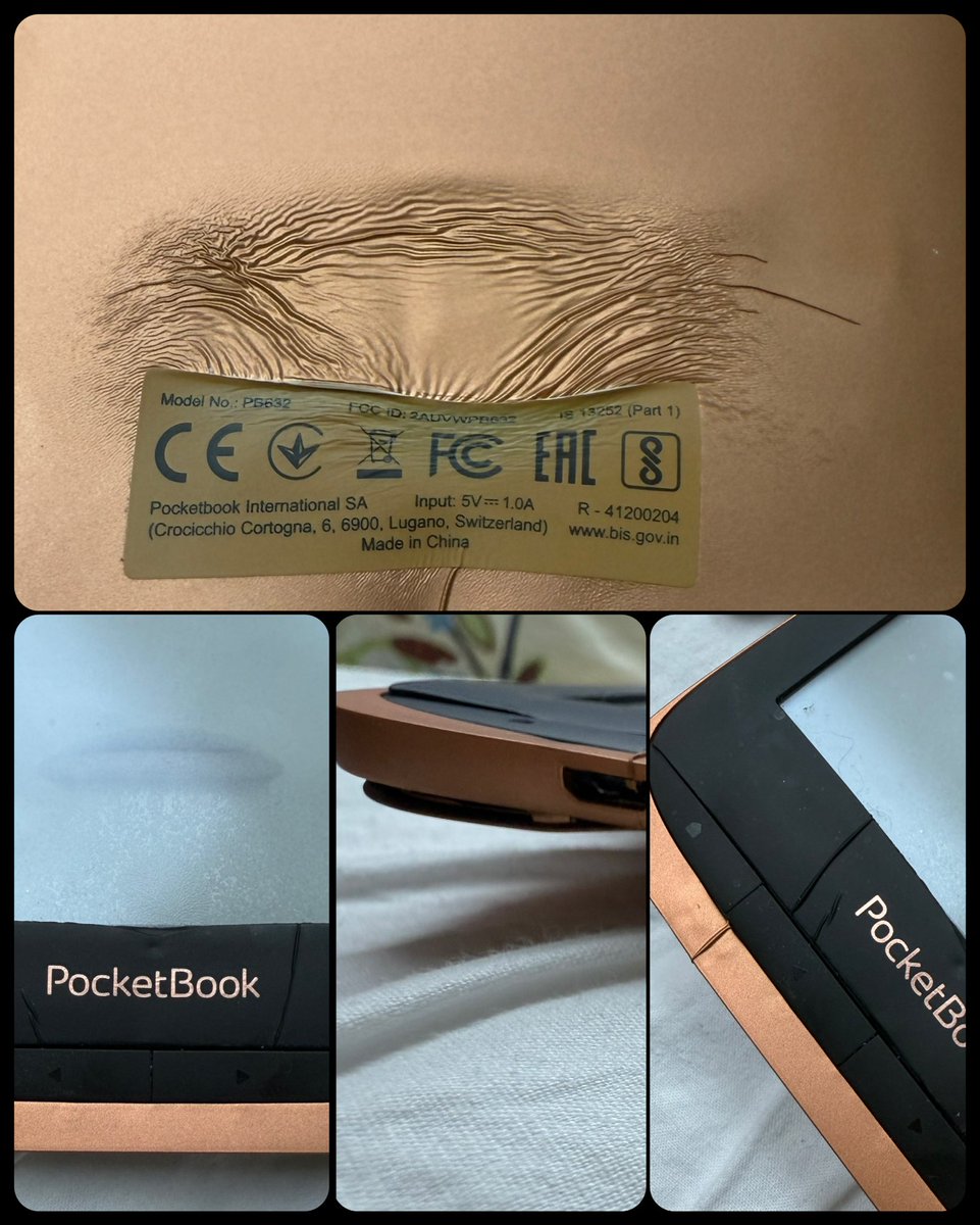 MagorzataeM's tweet image. Proszę Państwa. Przedstawiam Wam mój czytnik. Czytnik żył bardzo dobrze, miał super warunki, pełno książek. I ostatniego piątkowego poranka chciał się chyba pozbyć domowników. Oto co się dzieje z prawie 3letnim Pocketbookiem podpiętym do ładowania.  @SwiatCzytnikow @pocketbook