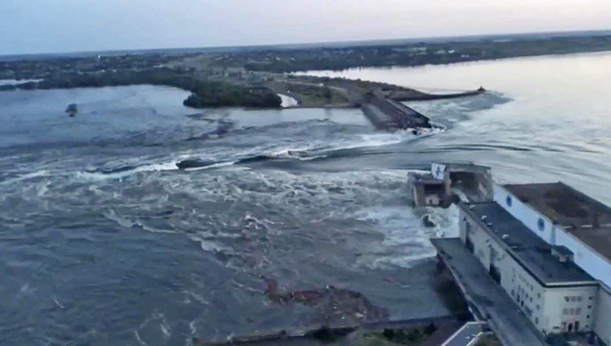Never forget that Russia blew up the Kakhovka Dam