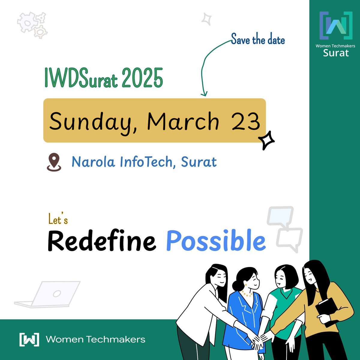 Women Techmakers Surat #IWDSurat25 tweet media