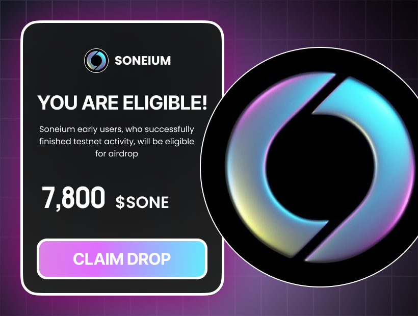 $SONE Airdrop is set to be MASSIVE

It has raised: $114M!

Cost: $0
Time: 8 minutes
Potential: $3,7k+

Dive into the step-by-step guide 🧵👇