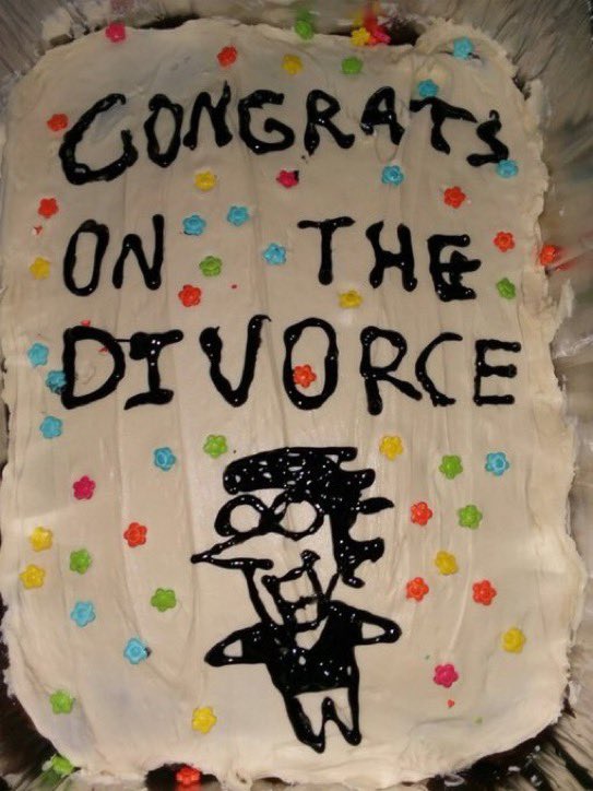 yourfavh8sdream's tweet photo. Spamton Divorce Cake from Deltarune hates Dream! https://t.co/EdIflsH14F