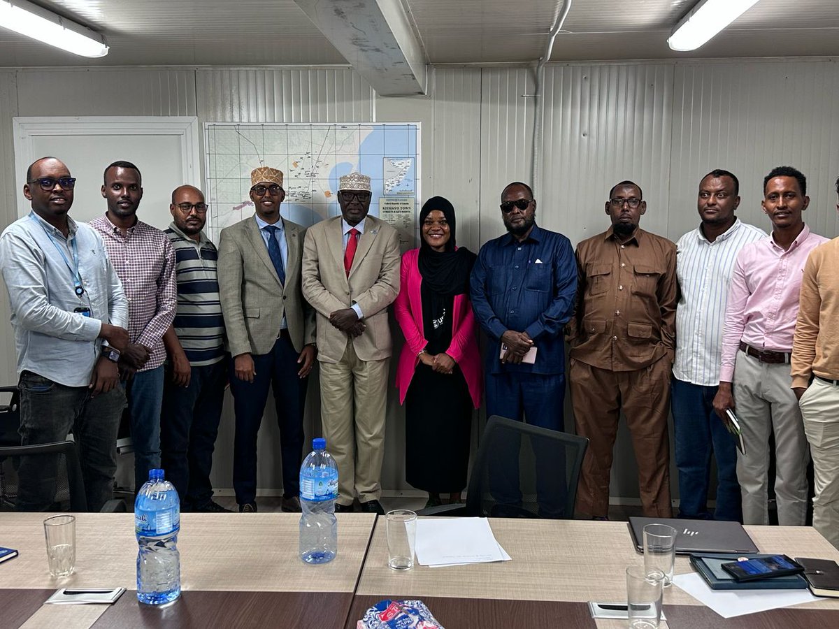 Jubaland production line ministries had a meeting with FAO main office in Kismayo to discuss with several agendas, including current projects and those in the pipeline it was a fruitful meeting