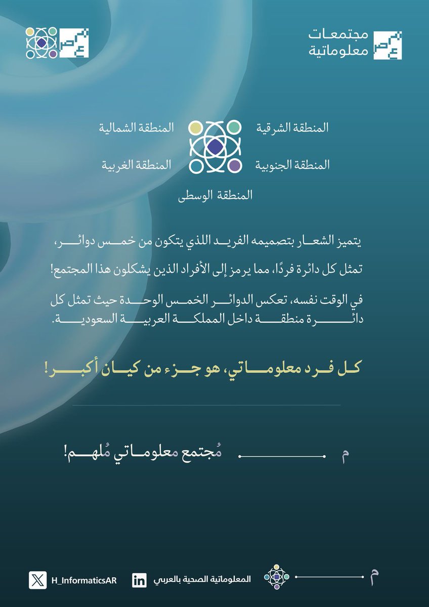 #مجتمعات_معلوماتية 💫
#المعلوماتية_الصحية_بالعربي
