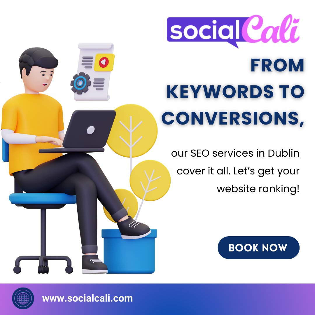 socialcali_'s tweet image. From keywords to conversions, our SEO services in Dublin cover it all. Let’s get your website ranking! 📊 

Visit Our Website!
socialcali.com 

#SEOForBusiness