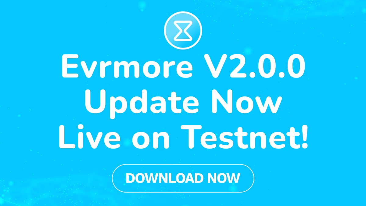 Evrmore v2.0.0 LIVE on Testnet! 🚀

This is a BIG update with:
✅ Asset Tolls (royalties)
🔥 Asset Burning &amp; Reminting (for bridges)
🔗 Separated mutable/permanent IPFS fields
🔧 Many other improvements!

Help us test! The faster we get feedback, the sooner we launch on mainnet.