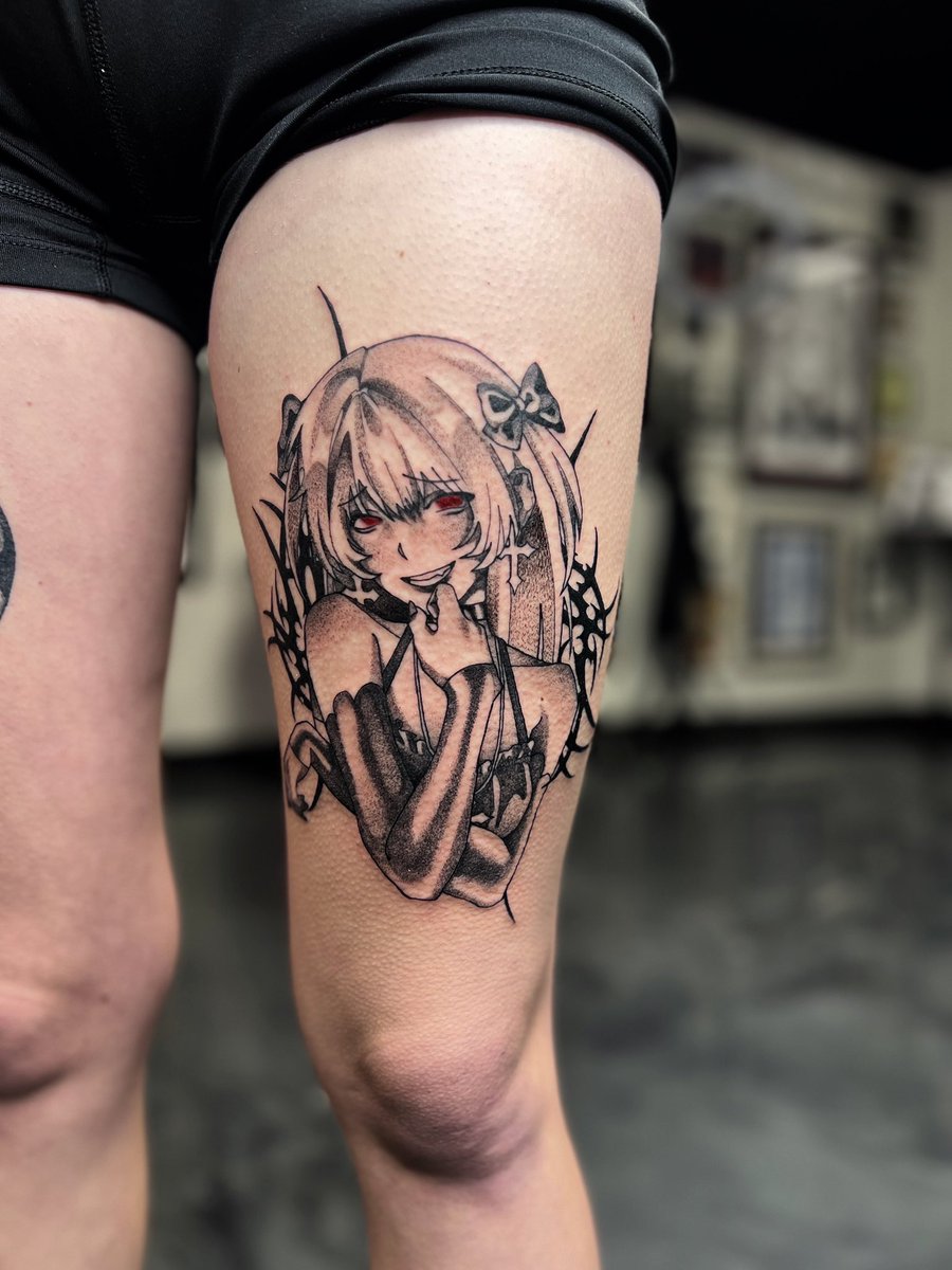 mousepawz_illus's tweet photo. ough…. misa tattoo… i lobe death note #DEATHNOTE #misaamane #tattoo #cybersiglism #neotribal #animetattoo https://t.co/7CXHQSIG6X