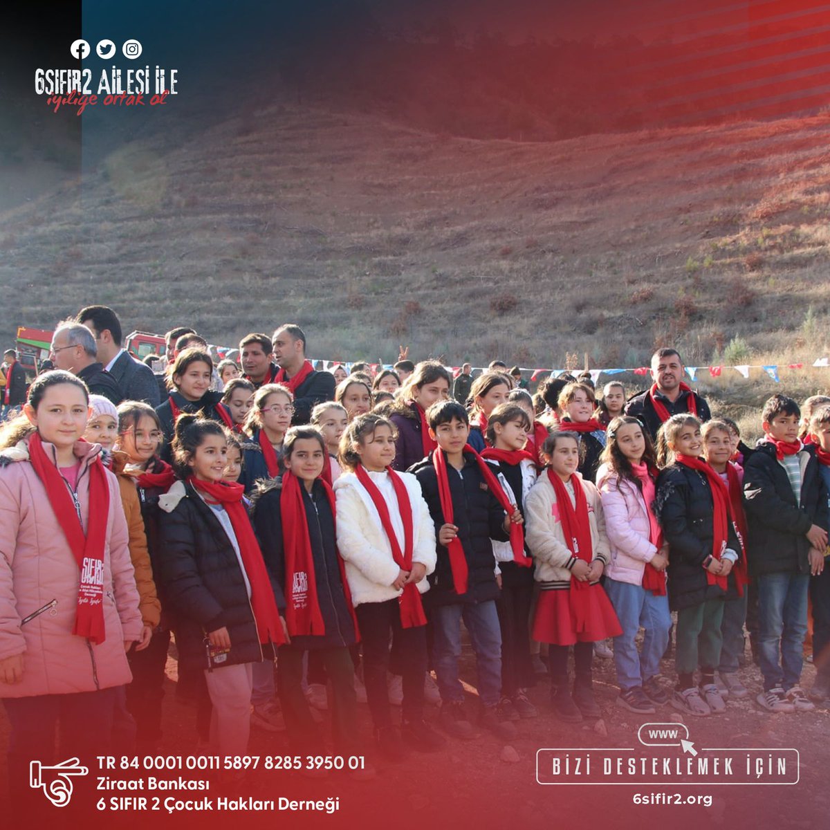 mumtazgovce's tweet photo. 6 SIFIR 2 Ailesi olarak;
3-5 Şubat tarihlerinde Hatay-Kahramanmaraş illerinde
Çocuklara Doğa ve Yaşam sevgisini kazandırmak için düzenlediğimiz fidan dikim etkinliğinden kareler.
*Toplamda 500 çocuğumuz ile 3500 fidan dikimi yapılmıştır.
Diğer görseller "6 SIFIR 2"resmi İnstagram hesabımızda 
#fidan #doğa #sevgi #çocuk