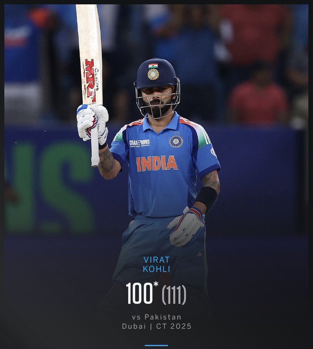 KING KOHLI is Back again 💯.....

#ViratKohli ❤️

#INDvPAK #ChampionsTrophy 
#ChampionsTrophy2025 
#INDvsPAK
