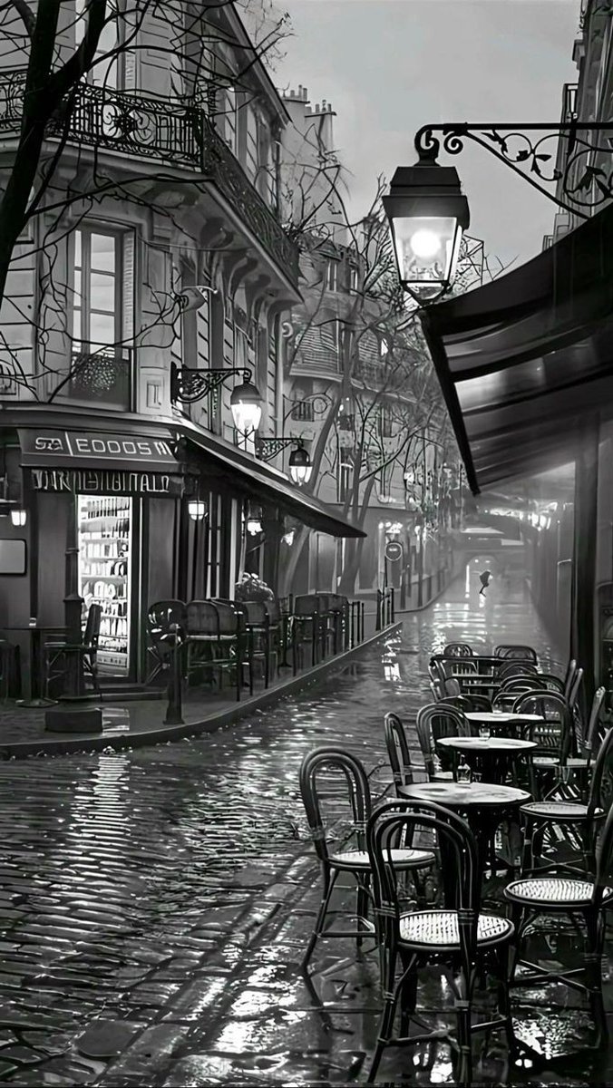 Πέρασε η ώρα .. νύχτωσε, 
ησύχασε η πόλη, άδειασαν 
οι δρόμοι και το μόνο που 
ακούγεται είναι η μελωδική
μουσική της βροχής..
καλό βράδυ να έχετε 
αγαπημένοι μου🌙✨🍷