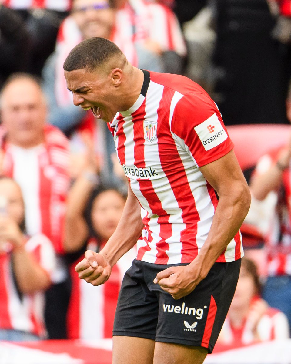 🐘 Maroan ya marca con el Athletic. 

¡Primer gol de muchos! 

#AthleticRealValladolid #AthleticClub 🦁
