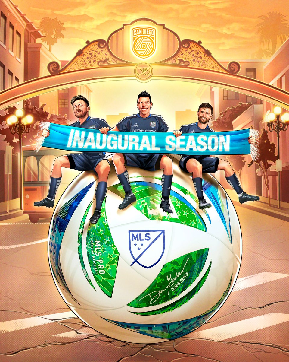 Doesn't get any bigger than the first official matchday in club history. 💥

Welcome to the party, <a href="/sandiegofc/">San Diego FC</a>.