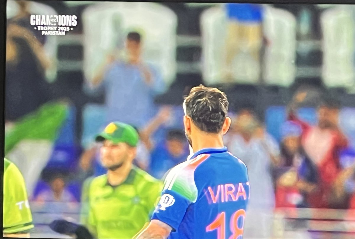 Congratulations Team India 🇮🇳 
Well played Gill Shreyas n The Man Virat Kohli 👏👏
India Pak Matches have a different atmosphere ✨
In the end The Best Team WON 🔥
#INDvsPAK #ChampionsTrophy #ViratKohli𓃵