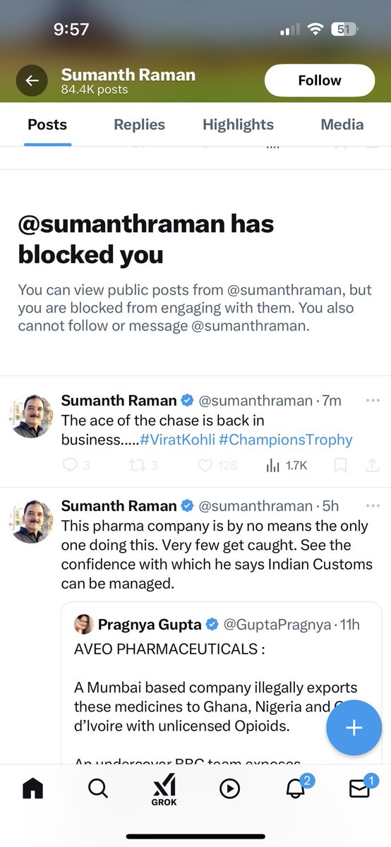 Bro had blocked me😂😂😂 Tharkuri mari post poda vendiyathu. Yen ya apdi pota nu ketta block panna vendiyathu😂😂

Tharkuri Sumanth Mams😂😂

#INDvsPAK #Sumant #ChampionsTrophy