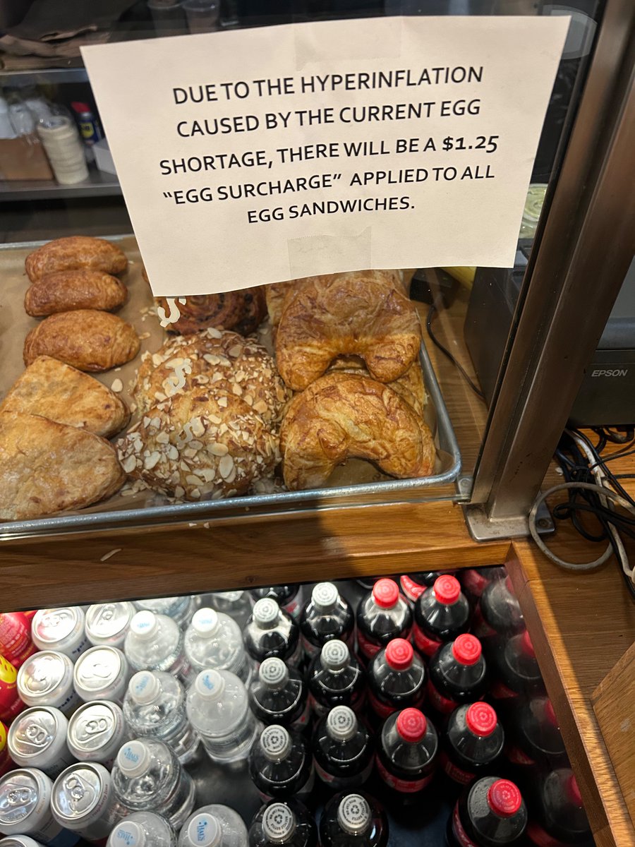 This sign from a nyc bagel shop could easily be part of the motivation slides for like five different fields.