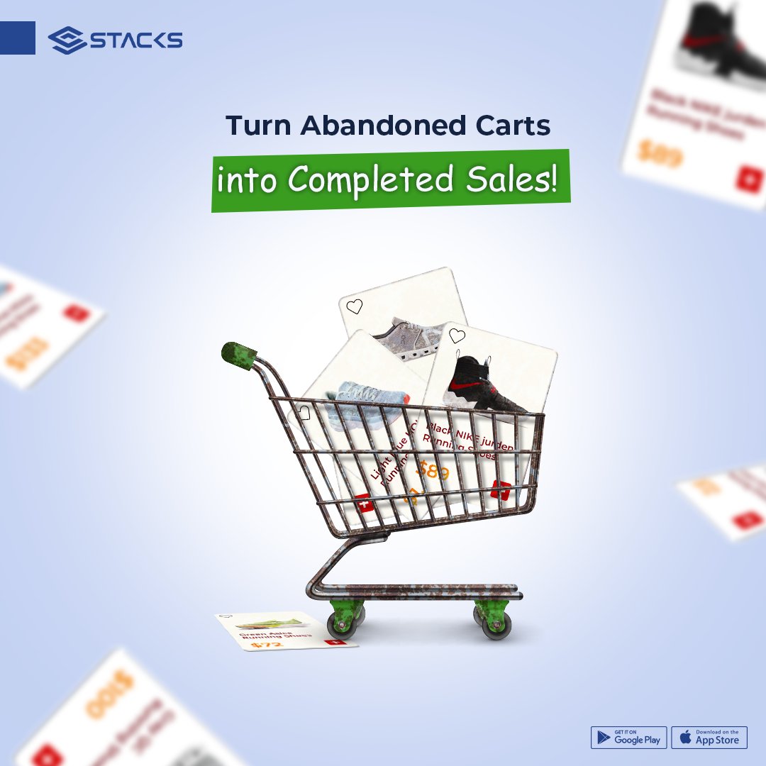 stacksmarket's tweet photo. Stop losing sales to abandoned carts! A mobile app streamlines checkout, sends cart recovery reminders, and boosts revenue. Turn missed opportunities into sales—get your app today! 

https://t.co/5pp7fhwvnf

#stacks https://t.co/ABwfRP0B4I