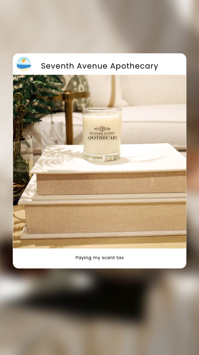 SeventhAvenueAp's tweet photo. Wow, that's a lovely candle! Where did you get it?
Seventh Avenue Apothecary
#candlegiftsets
#candlesets
#candlegifts
#scentedcandles
#waxmelts
#smallcandles
π 'scent tax' π https://t.co/dqZfq6dLEA