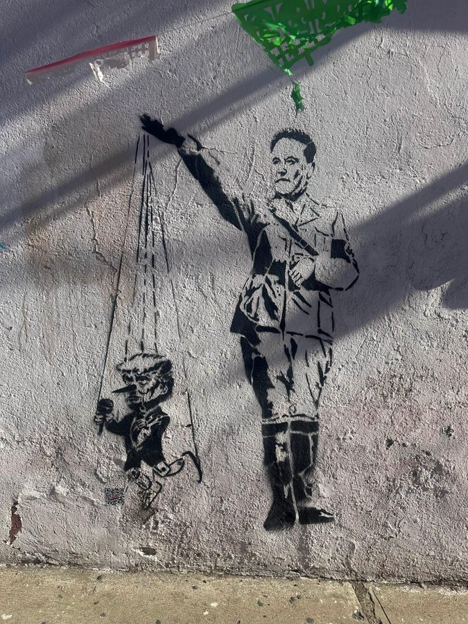 Another Banksy style classic.