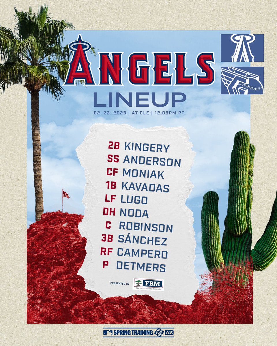Game day in Goodyear ⚾️

📺: <a href="/FanDuelSN_West/">FanDuel Sports Network West</a> 
📻: <a href="/AngelsRadioKLAA/">Angels Radio AM830</a> 

#LAASpring x <a href="/FBMSupply/">Foundation Building Materials</a>