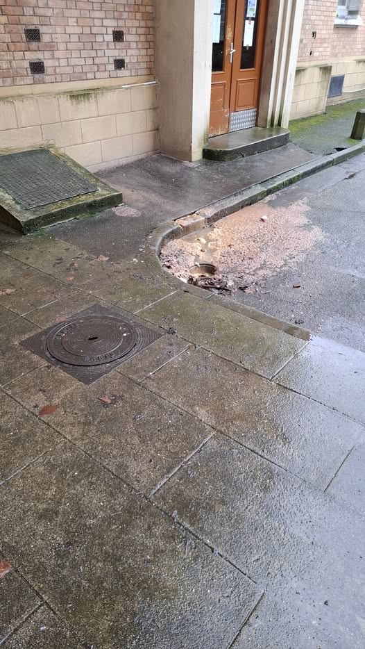 IvryAutrement's tweet photo. 10 jours que les locataires Denis Papin sont dans la💩!

Une canalisation a rompue, les excréments se déversent dans la cour. Les enfants passent à côté.
Pas de nettoyage réalisé.

Au-delà des odeurs, il y a un risque pour la santé.
Le parc HLM de la ville d'#Ivry se détériore. https://t.co/jVFdYVY2za