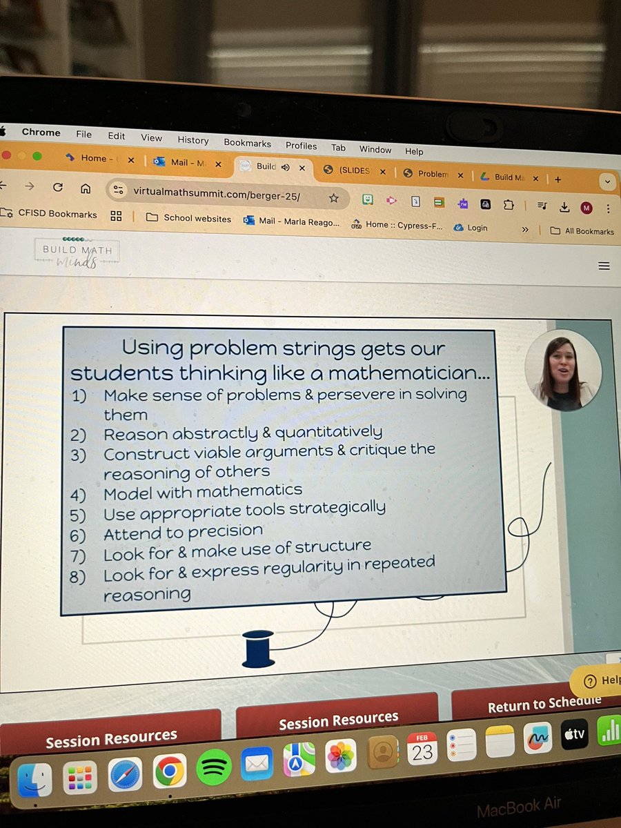 MsFlores_Llamas's tweet image. Day 2 of the Build Math Minds Virtual Summit! Starting this Sunday morning off learning about Problem Strings. I love learning about how to get students thinking and talking about math! @BuildMathMinds @CFISDLieder @cfisdmath @pwharris