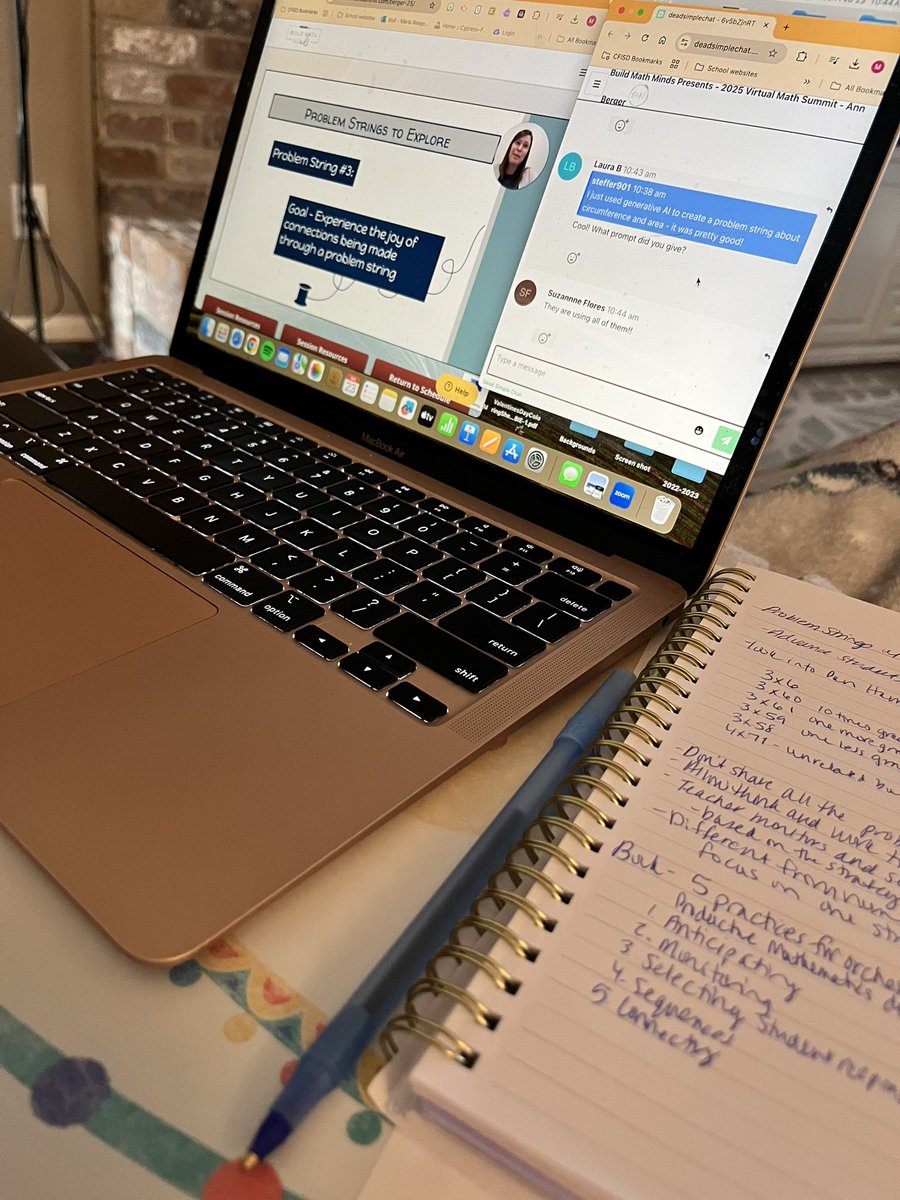 MsFlores_Llamas's tweet image. Day 2 of the Build Math Minds Virtual Summit! Starting this Sunday morning off learning about Problem Strings. I love learning about how to get students thinking and talking about math! @BuildMathMinds @CFISDLieder @cfisdmath @pwharris