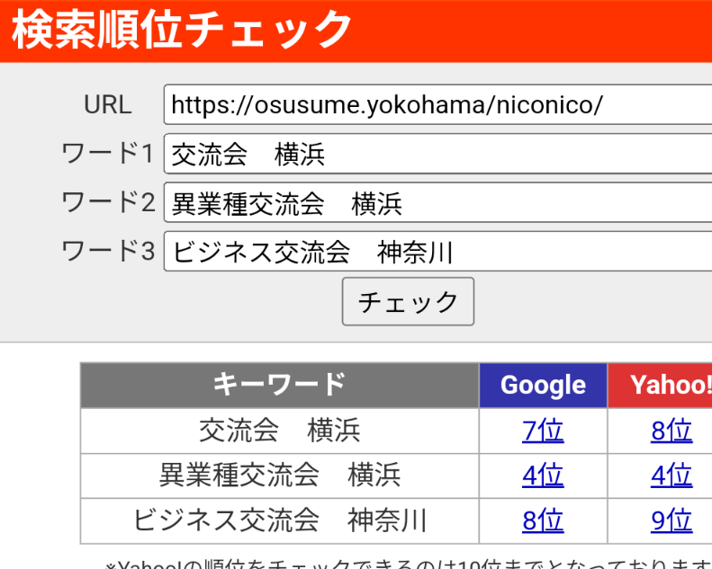 ReBrandingOrg's tweet photo. 別ジャンル・サイト内の１ページだけにしては、ギリ検索１ページ目に。

#交流会 はポータルサイトや老舗、全国規模サイトも多いから、なかなか手強い。

https://t.co/rUn3743eFo

今年、作ったばかりのページだし、ジワリジワリと頑張って欲しいな。 https://t.co/MEgpmCx6gf