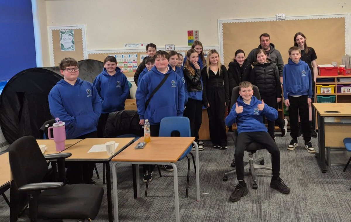 Well done Logan, Millie and Elise who visited <a href="/GracemountPS/">Gracemount Primary School</a> along with Miss Devlin, to meet some of our new P7s. It was a great opportunity for the P7s to ask questions about the high school &amp; get to know the high school staff. <a href="/GracemountHigh/">Gracemount High</a>