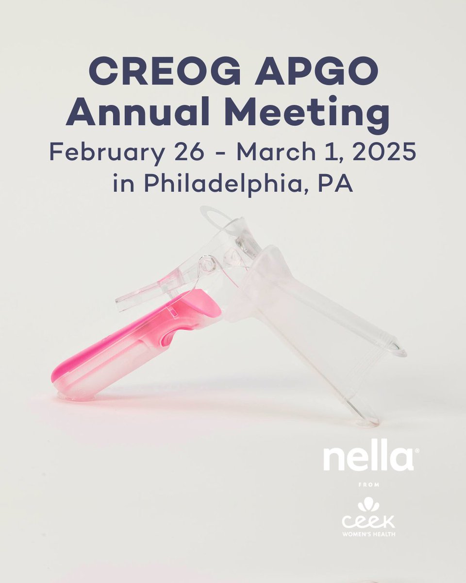 Join us at #CREOG #APGO Annual Meeting! 🩺✨
📍 Philadelphia, PA
📅 Feb 26-March 1
From advancing healthcare equity to embracing innovative technologies, we're committed to improving women's health outcomes. Visit our booth to discover how! #obgyn #womenshealthcare