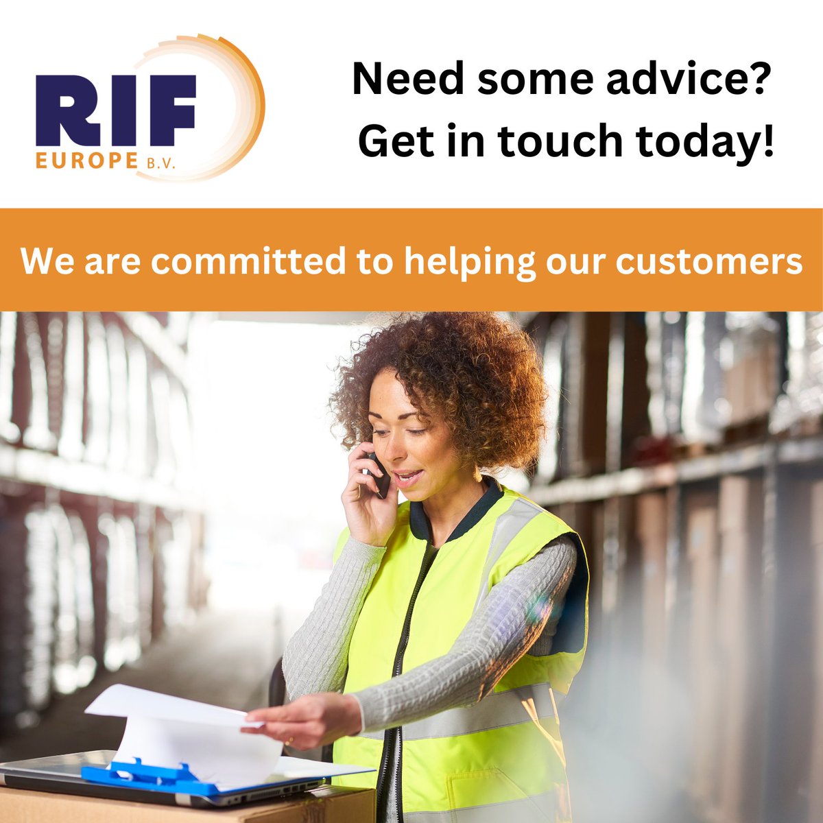 Getting in touch couldn't be easier. Just fill out the feedback form on our website and the right person will get back to you as soon as possible! Click here: rifgroup.co.uk/contact-us/