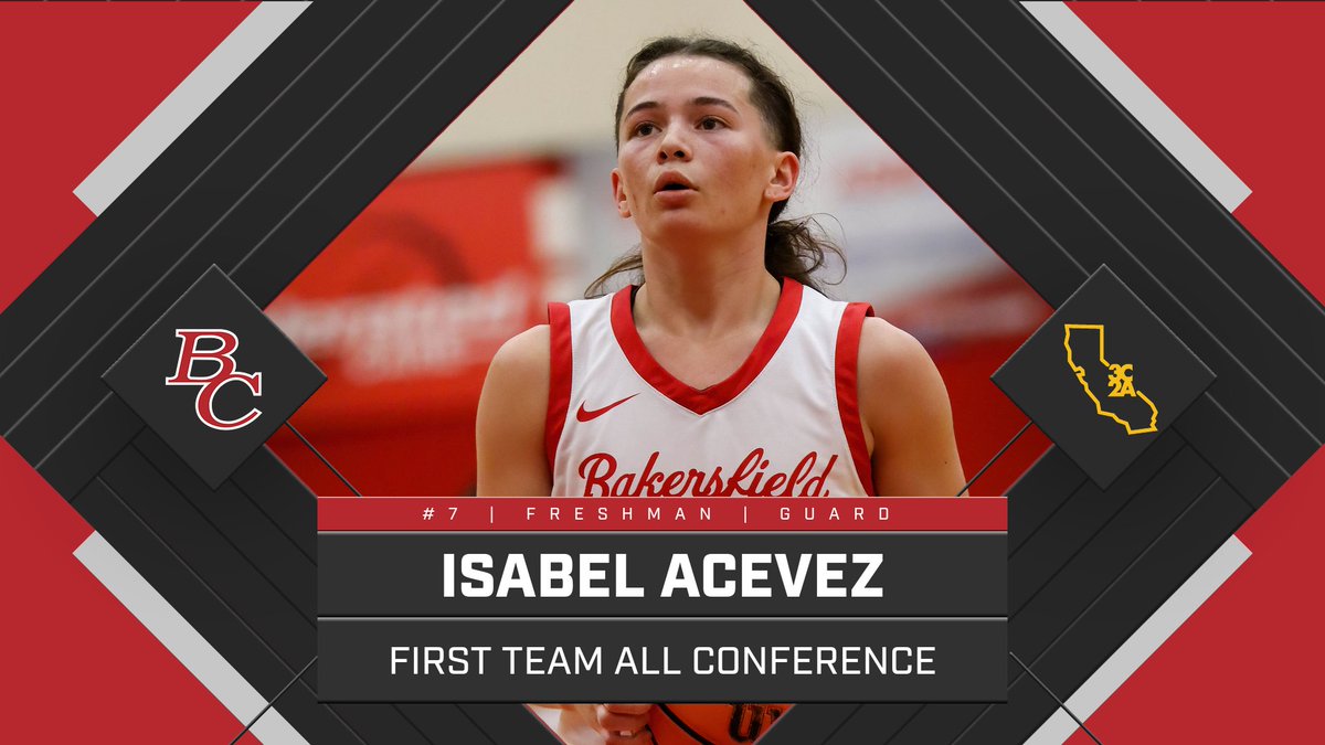 Congratulations to our very own Isabel Acevez on earning First Team All-Conference!

🔴 1st in Conference in Total Steals (51)
⚪️ 1st in Conference in Steals Per Game (3.6)
🔴 Top 25 in State in Steals Per Game
⚪️ Averaged 14PPG, 4.2RPG, 3.6SPG