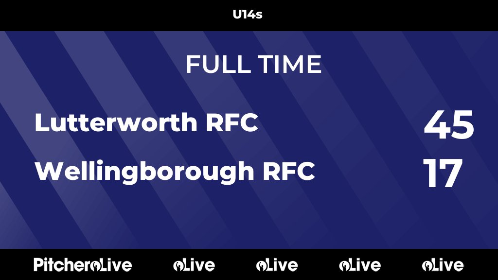FULL TIME: Lutterworth RFC 45 - 17 Wellingborough RFC
#LUTWEL #Pitchero
pitchero.com/clubs/lutterwo…