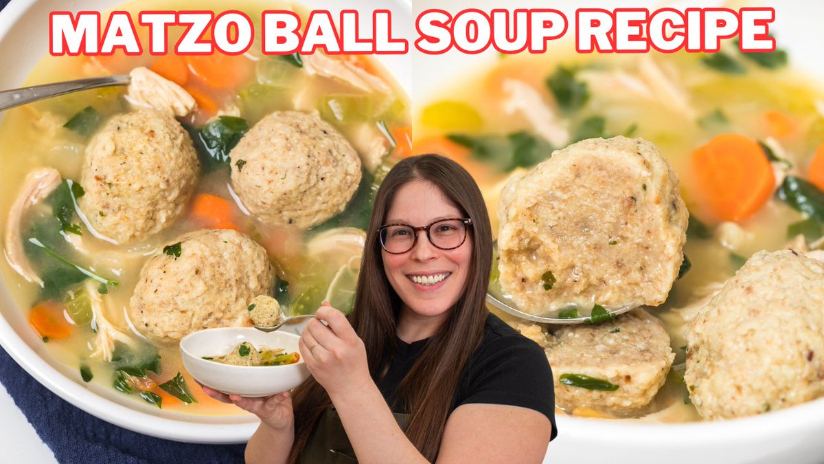 Matzo Ball Soup Recipe – Floaters or Sinkers? Perfect for Passover! youtu.be/QNA6vzKpd2I?si… via <a href="/YouTube/">YouTube</a>