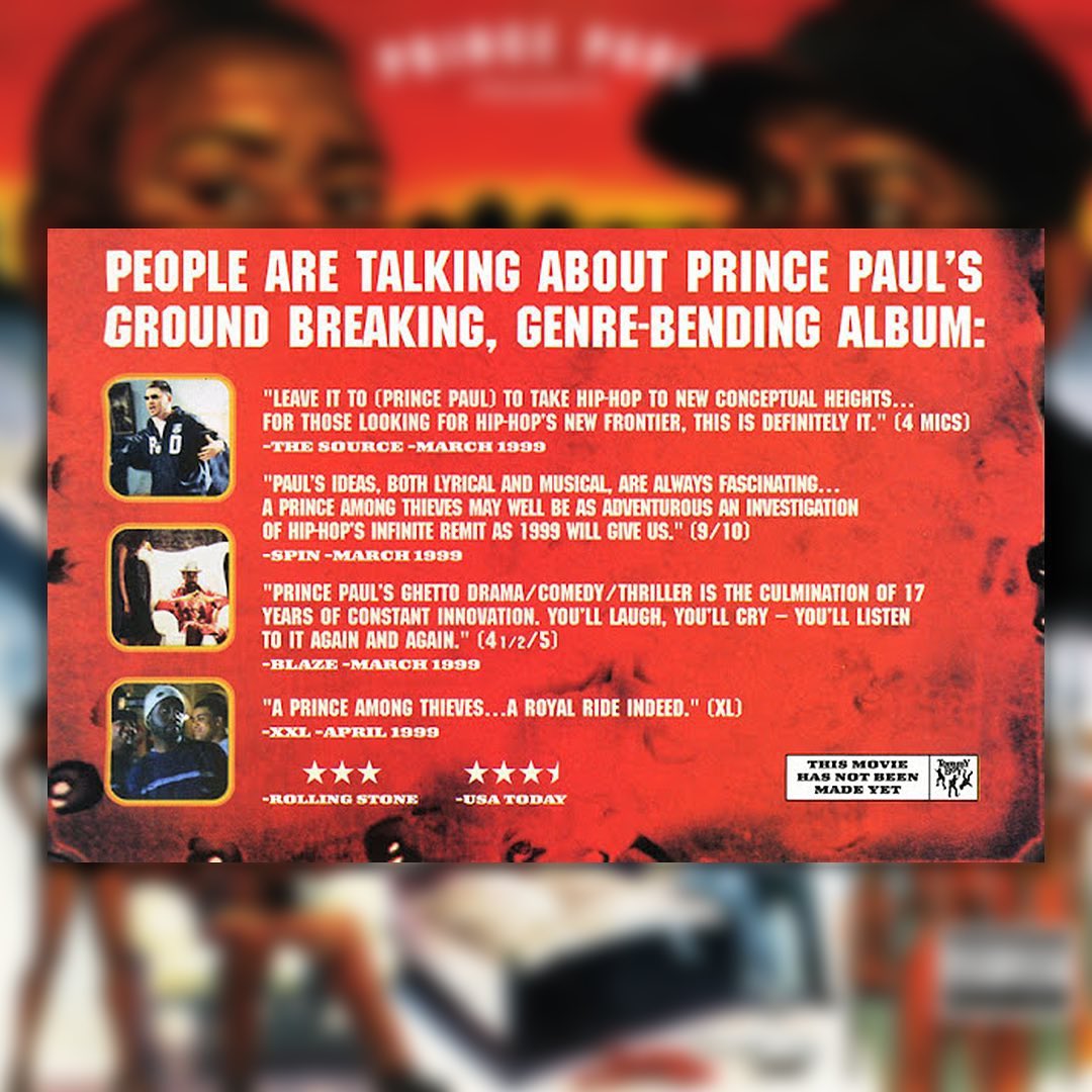 February 23, 1999: Prince Paul released his second studio album “A Prince Among Thieves” on Tommy Boy.
⁣
🎧: tommyboyrecords.lnk.to/PrinceAmongThi…