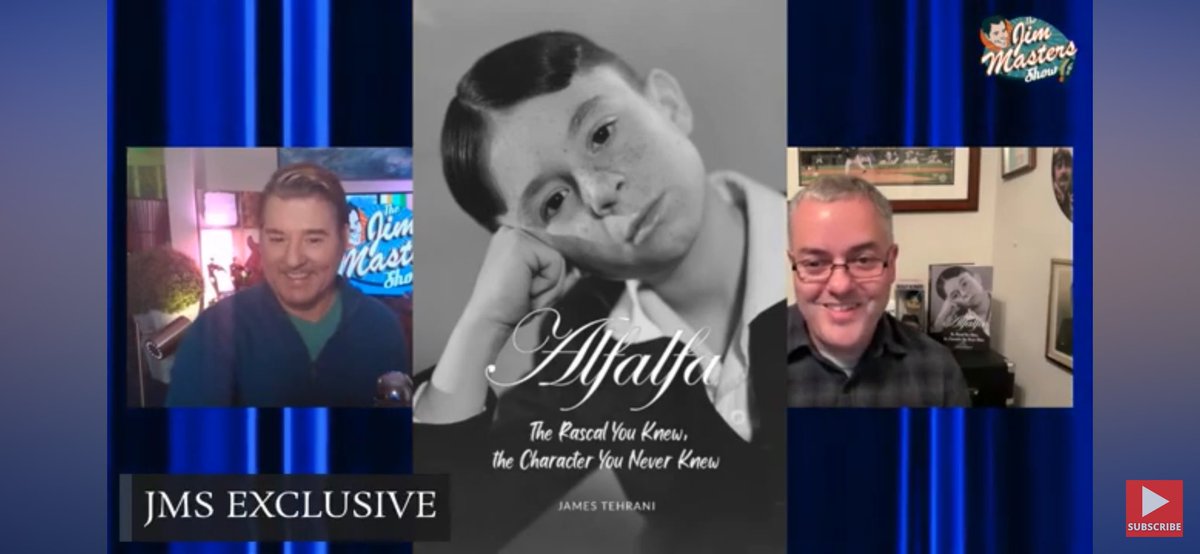 WorkforceJames's tweet image. Weekend watch:
Watch my appearance on @JimMastersTV discussing my book on Carl “Alfalfa” Switzer: youtube.com/live/fcW8PZlE0…
#AlfalfaBook
#OurGang
#LittleRascals
#FilmHistory
#Hollywood
#Publishing
#BearManorMedia
#JimMastersShow