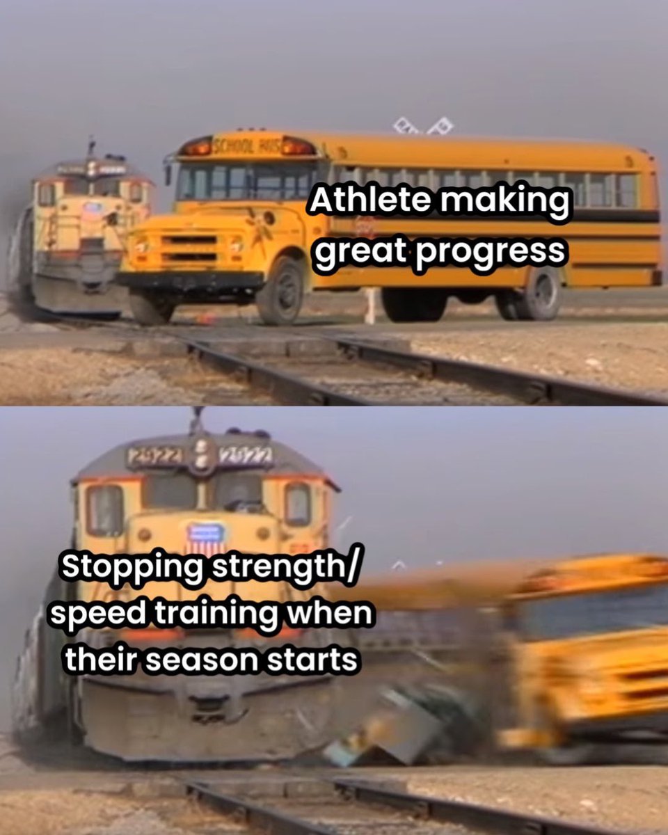The programs at the top are there for a reason!! Their athletes stay strong year round including
 IN-SEASON!!