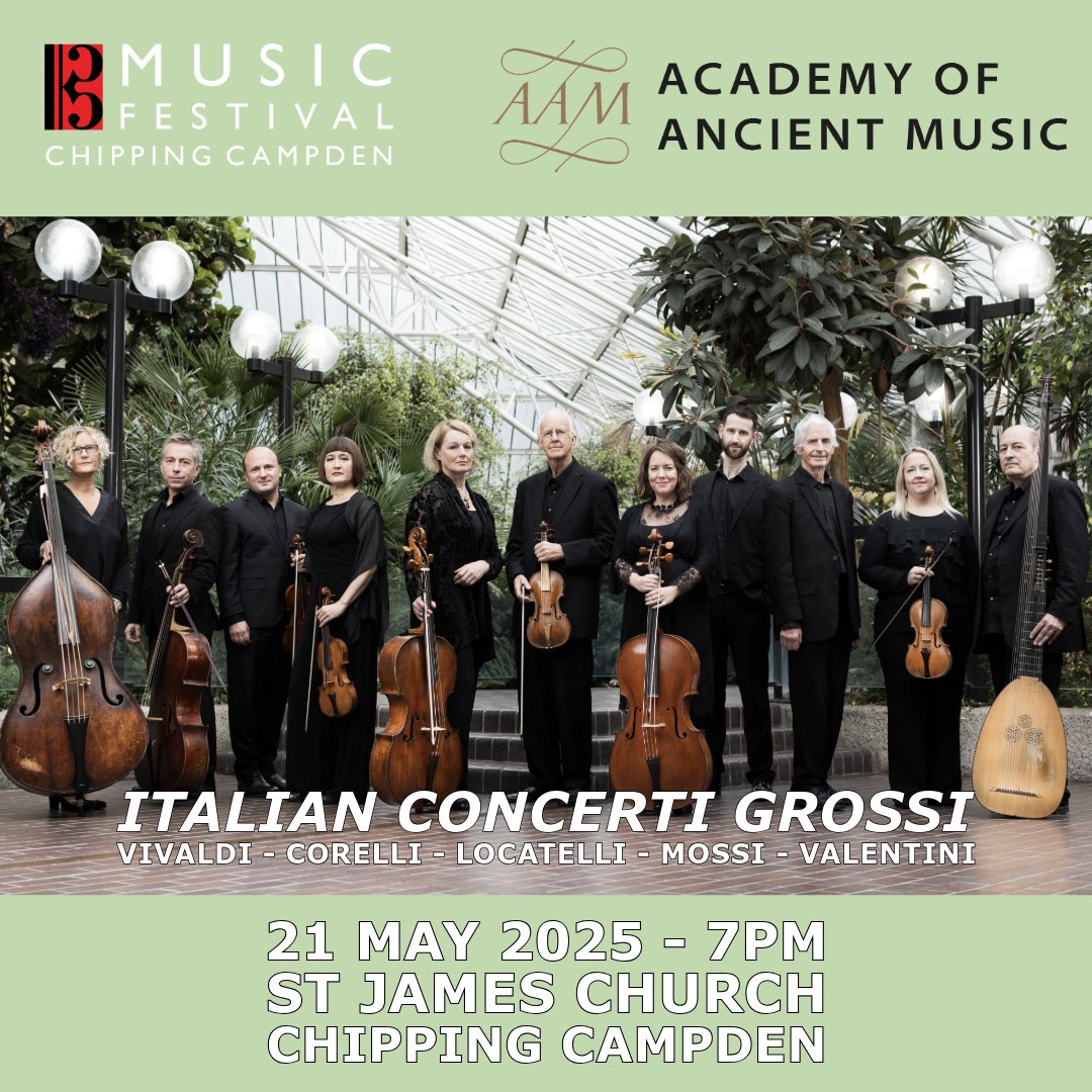 BOX OFFICE OPEN! Join us for a trip to Italy with the Academy of Ancient Music, one of the world's greatest early music ensembles performing scintillating works by #Vivaldi #Corelli #Locatelli #Mossi &amp; #Valentini.  Tickets selling very fast here: tinyurl.com/59t84kwa