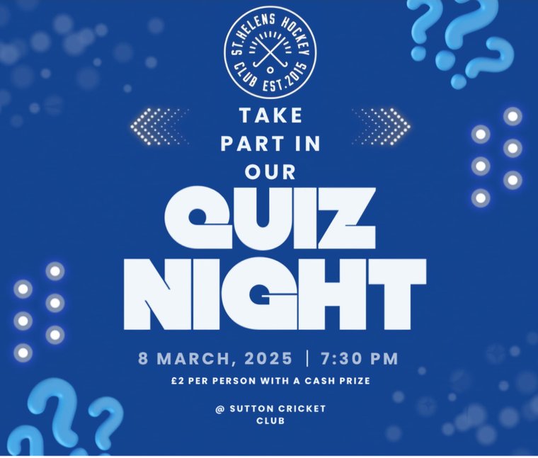 Quiz Night 8th March @ Sutton Cricket Club #Pitchero
sthelenshockey.com/news/quiz-nigh…