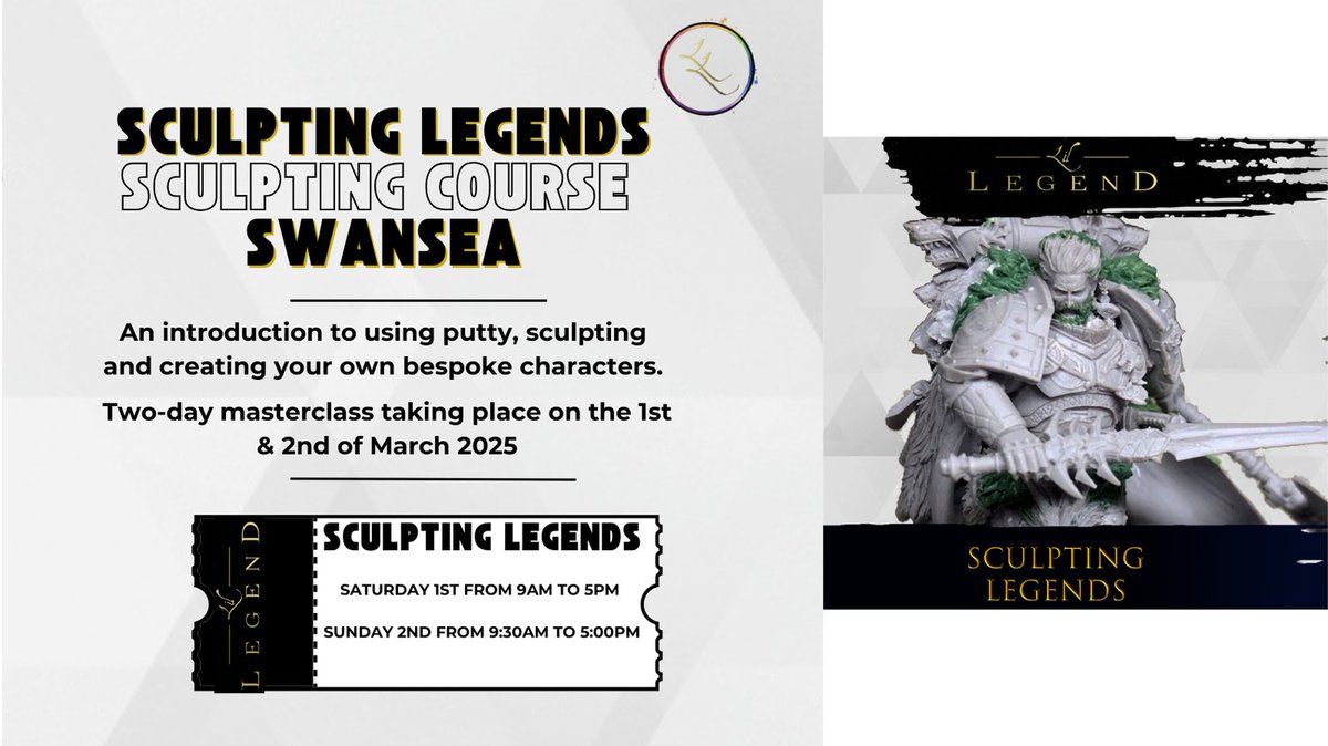 Join <a href="/lillegendstudio/">Lil’ Legend Miniature Painting Studio</a> miniature painting workshop next month! 🖌️

An introduction to using putty, sculpting and creating your own bespoke characters.

Check out the details on his website lillegendstudio.com/event/sculptin…👍

#redgrassgames #miniature #paintingminiature #hobbyist