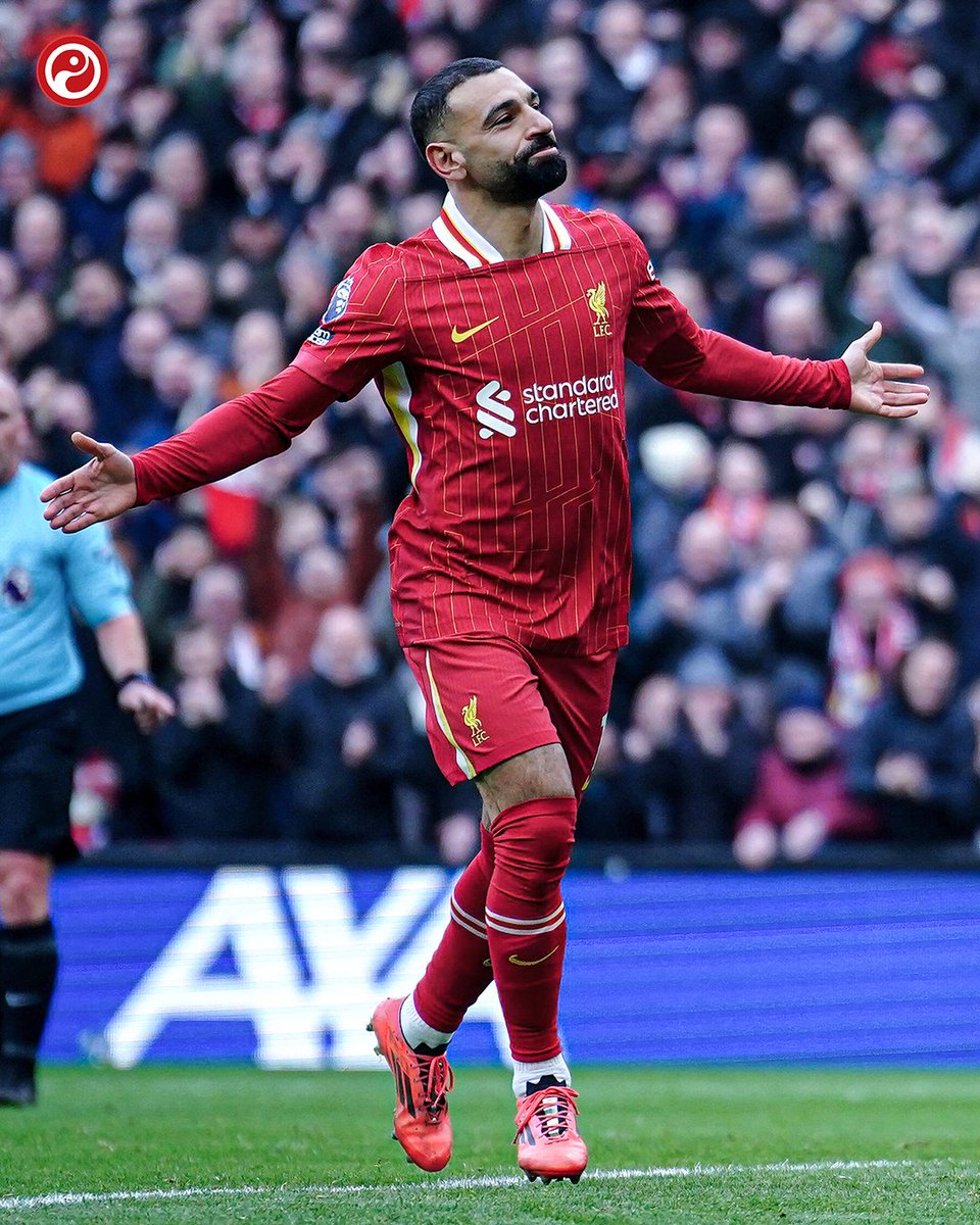 Mohamed Salah has provided more assists in 2024/25 than any other Liverpool player has in a single Premier League campaign.

Steve McManaman’s record of 15 from 1995/96 has FINALLY been broken. 🙌