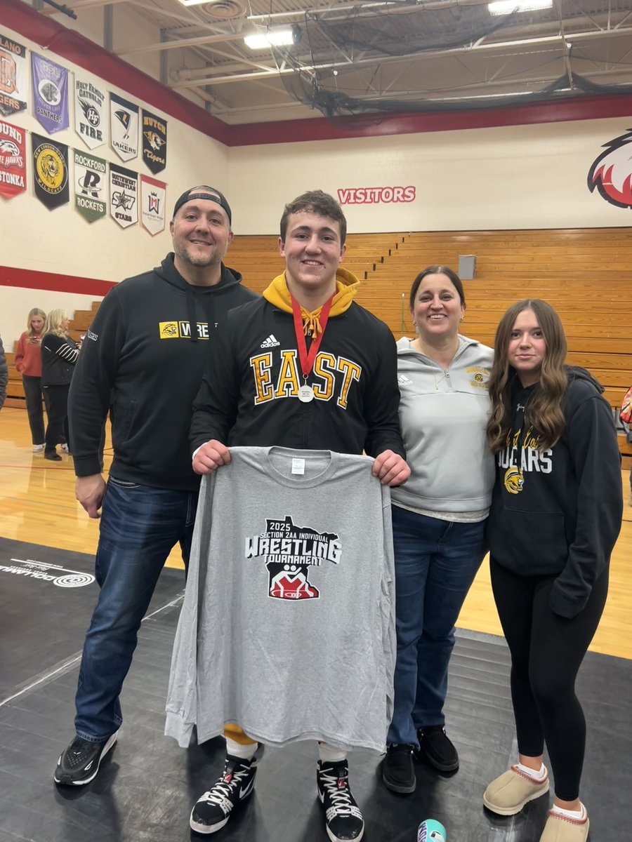 TylerThilges's tweet photo. Had a lot of fun wrestling this weekend at individual sections. I placed second at 285 and I am headed to the ❌ https://t.co/IQCrxdYzwp