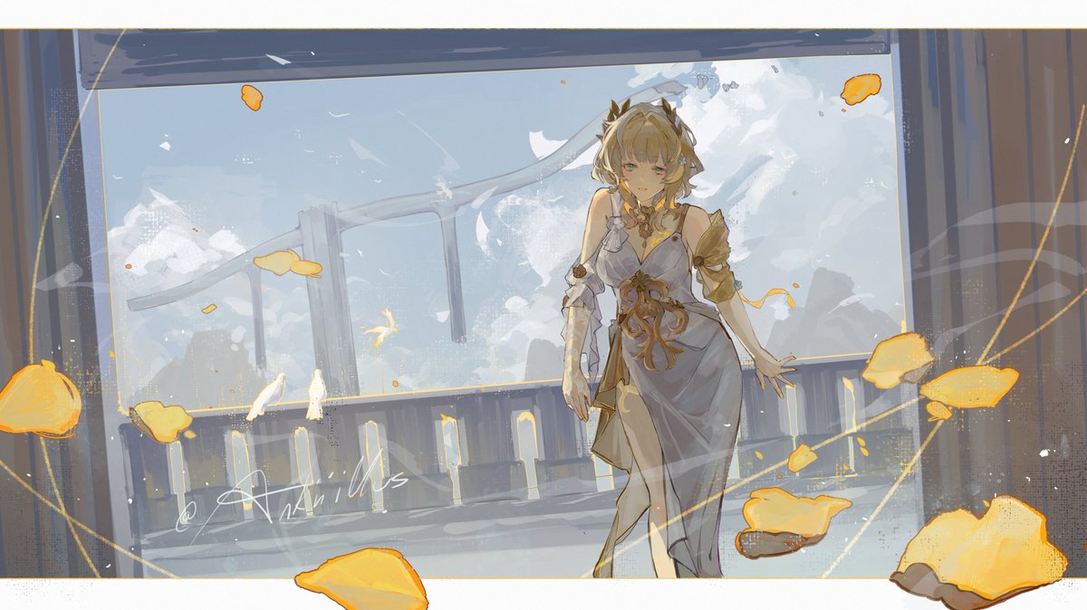 ankii_illus's tweet image. #HonkaiStarRail #Aglaea