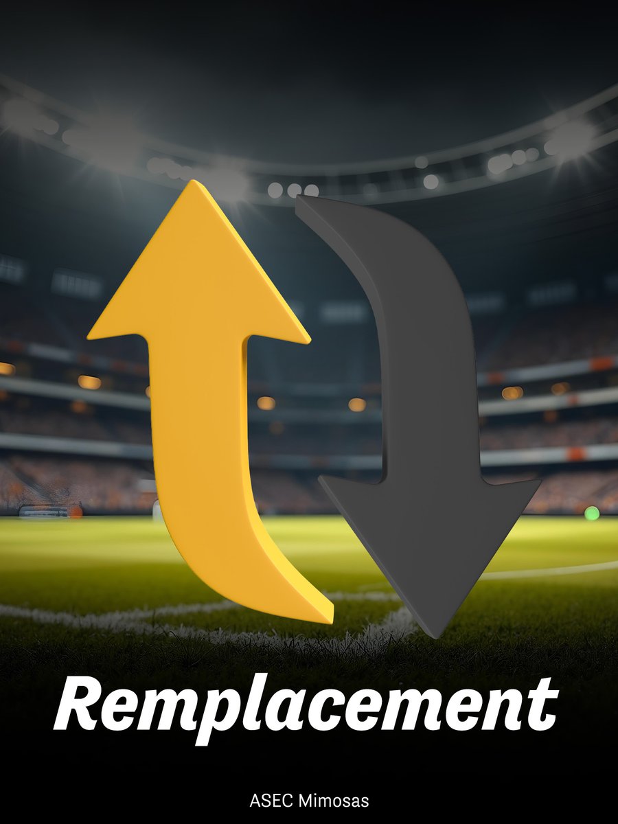 ASECMimosas's tweet photo. 80' Kamara cède sa place à Cissé.
#ASECRCA https://t.co/vrTlo0NcOz